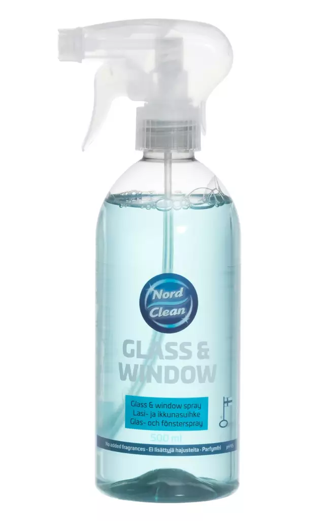 Lasi- ja ikkunasuihke 500ml Nord Clean - Puhdistusaineet - 6410416260624 - 1