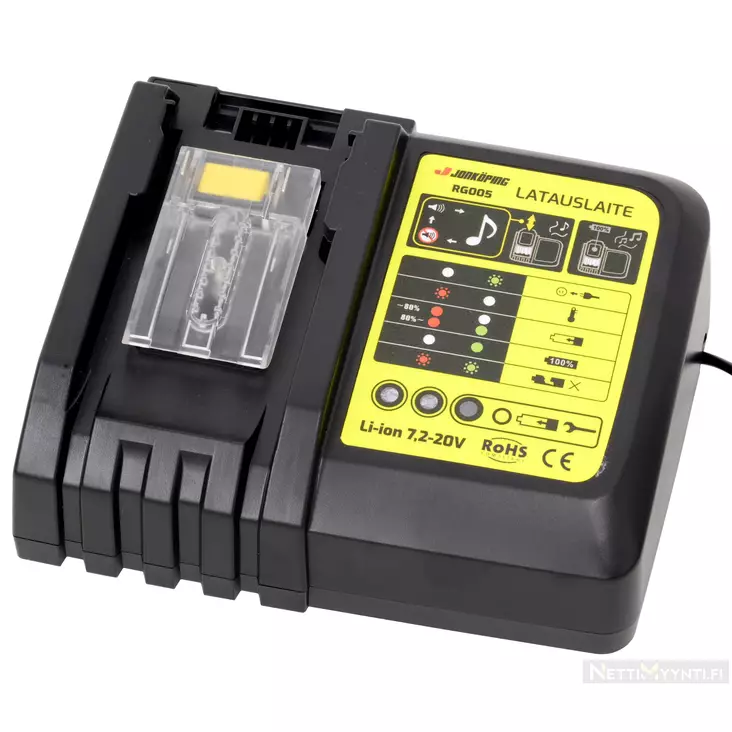 Laturi 18V Jonköping RG005 | Makita yhteensopiva - Akut ja laturit - 6438168107004 - 4