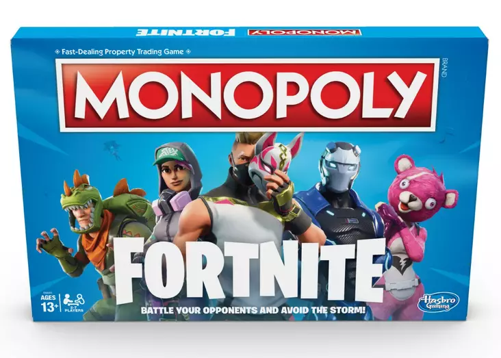 Lautapeli Monopoly Fortnite englanti Englanninkielinen