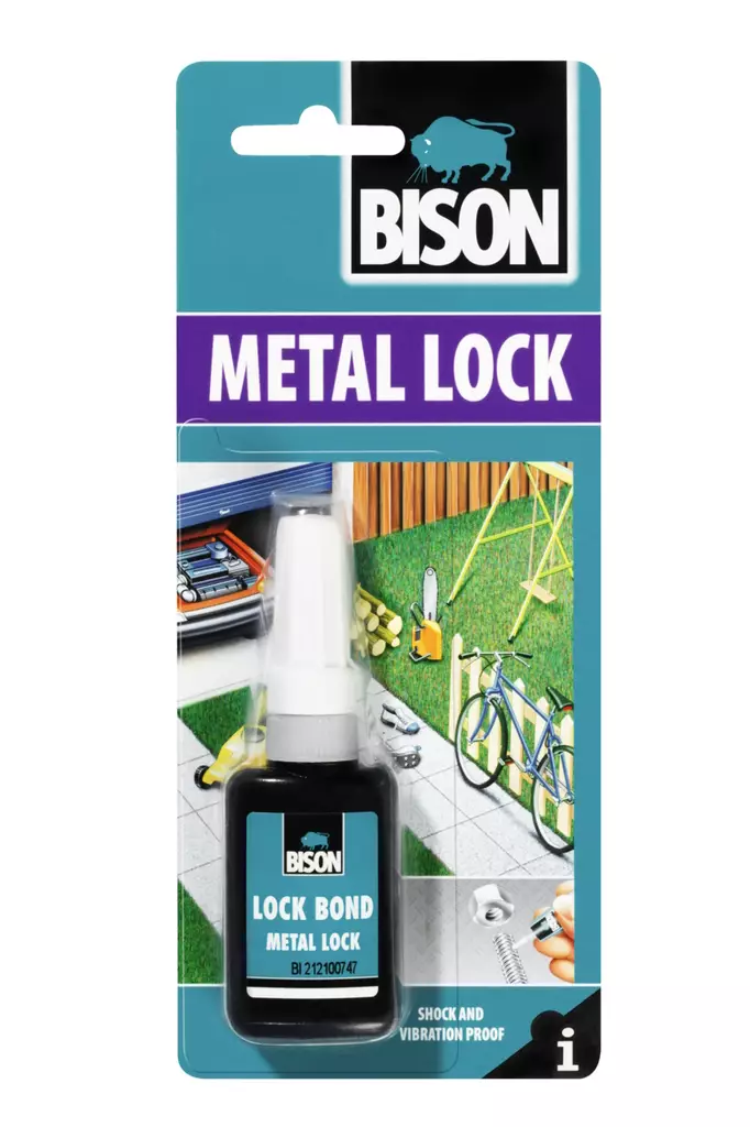 Lukitusliima Metal Lock Bison10 ml - Liimat - 8710439037134 - 1