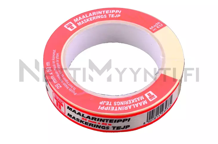 Maalarinteippi 25 mm x 50 m - Rakennusteipit - 646-7130-74 - 1