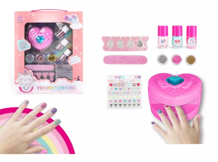 Manikyyripakkaus The pretty girl - Lelut ja lastentarvikkeet - 6438484009914 - 1