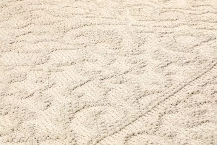 Matto jersey 65x130cm luonnonvalkoinen - Pienet matot ja käytävämatot - 6410413130234 - 1