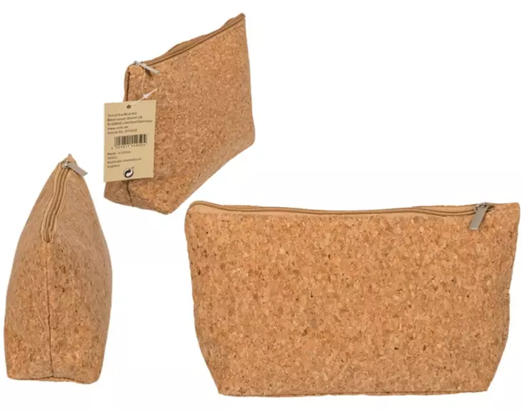 Meikkilaukku korkki 27 x 15 cm - Meikkaustarvikkeet - 4029811440504 - 1