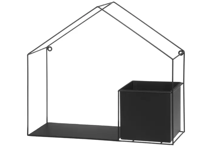 Metallitalo purkilla 38 cm 4Living - Koristeet, koriste-esineet - 6410416032504 - 1