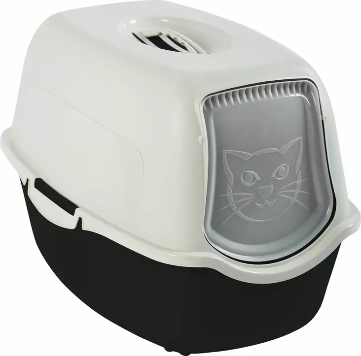 MyPet Bailey kissanhiekkalaatikko/kissanvessa kannella ja luukulla musta/hiekka - Kissanhiekat ja vessat - TN-225734 - 1