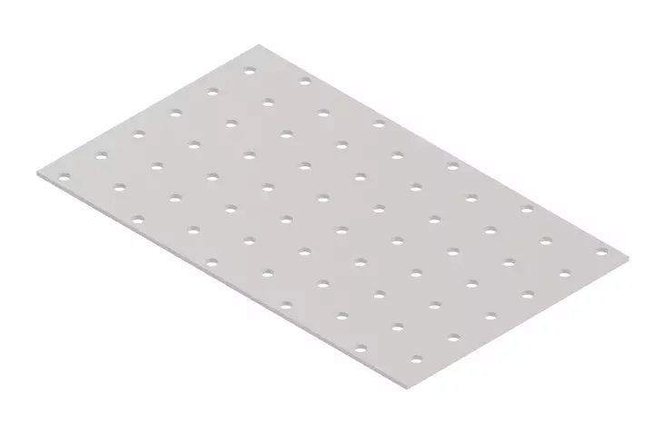 Naulauslevy Kuumasinkitty 200 x 120 x 2,0 mm - Naulauslevyt ja kulmaraudat - 4741280717184 - 1