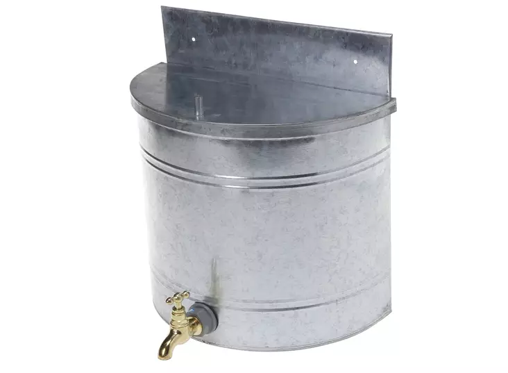 Pesusäiliö seinälle, sinkki 10 l - Muut pihakalusteet - 6410410195854 - 1