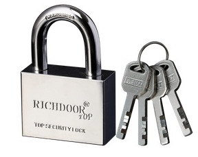 Riippulukko 60 mm, kromattu - Lukot ja avainkaapit - 6438168007854 - 1