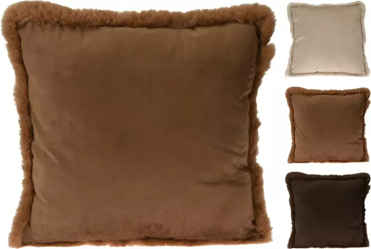 Sisutustyyny tekoturkis 45cm - Koristetyynyt - 8719987976544 - 1