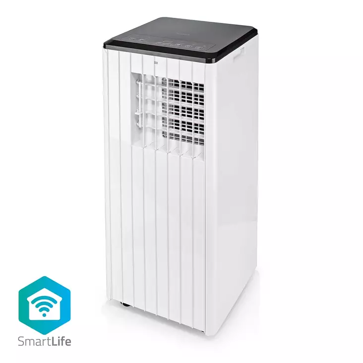 SmartLife 3-in-1 Ilmastointilaite | Wi-Fi | 9000 BTU | 80 m³ | Kosteudenpoisto | Android / IOS | 3 nopeusasetusta | 65 dB | Valkoinen - Tuulettimet ja ilmastointilaitteet - 5412810336784 - 1