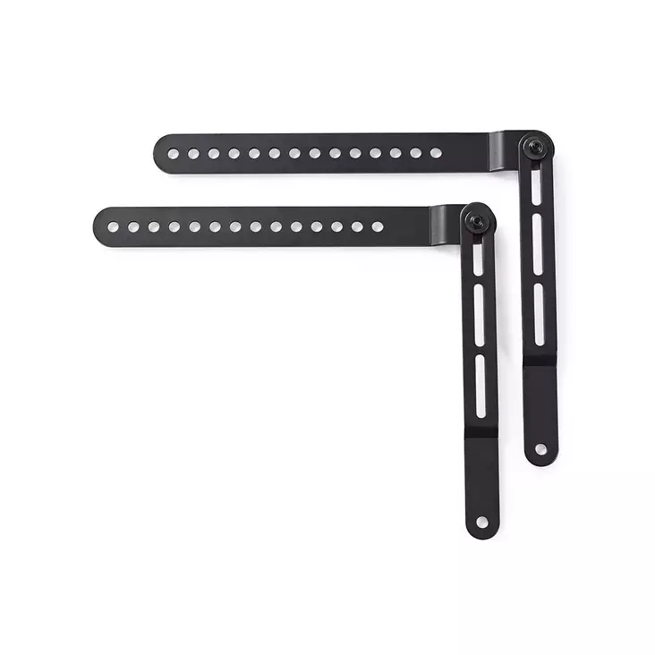 Soundbar-teline | Sopii käytettäväksi: Yleismalli | Kiinnitetään TV:hen | 10 kg | Rotatable | Teräs | Musta - Kaiutintelineet - 5412810269044 - 1