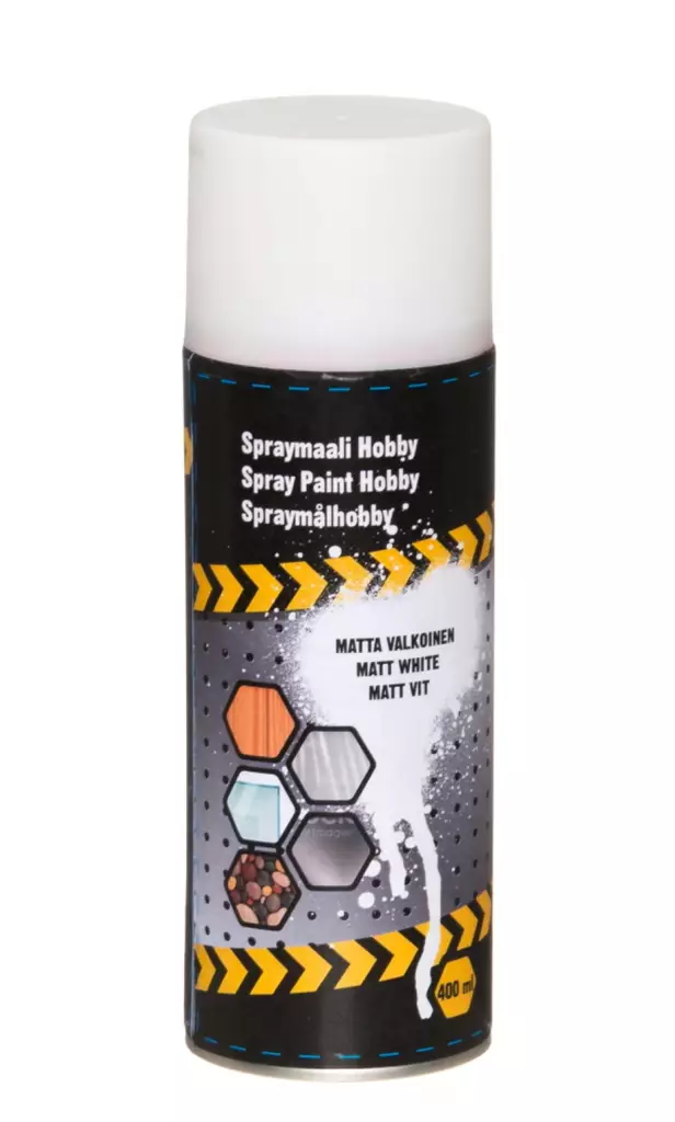 Spraymaali Hobby mattavalkoinen - Spraymaalit - 6410416035444 - 1
