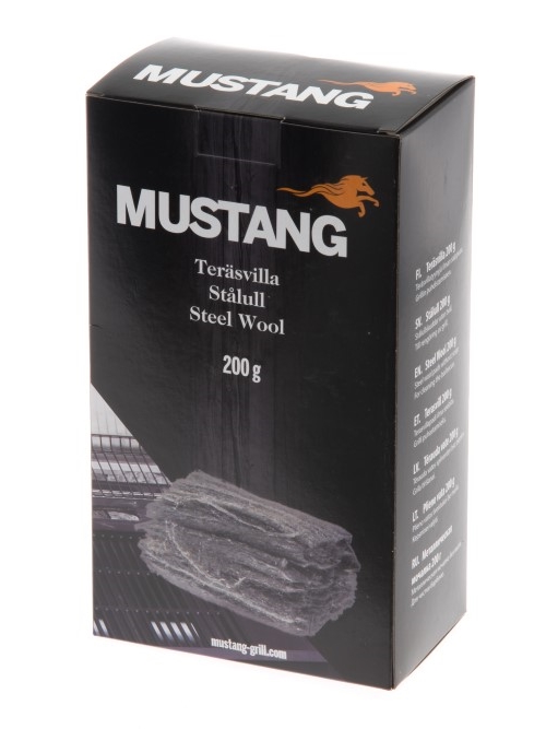 Teräsvilla Mustang 200 g - Grillaustarvikkeet - 6410412751294 - 1