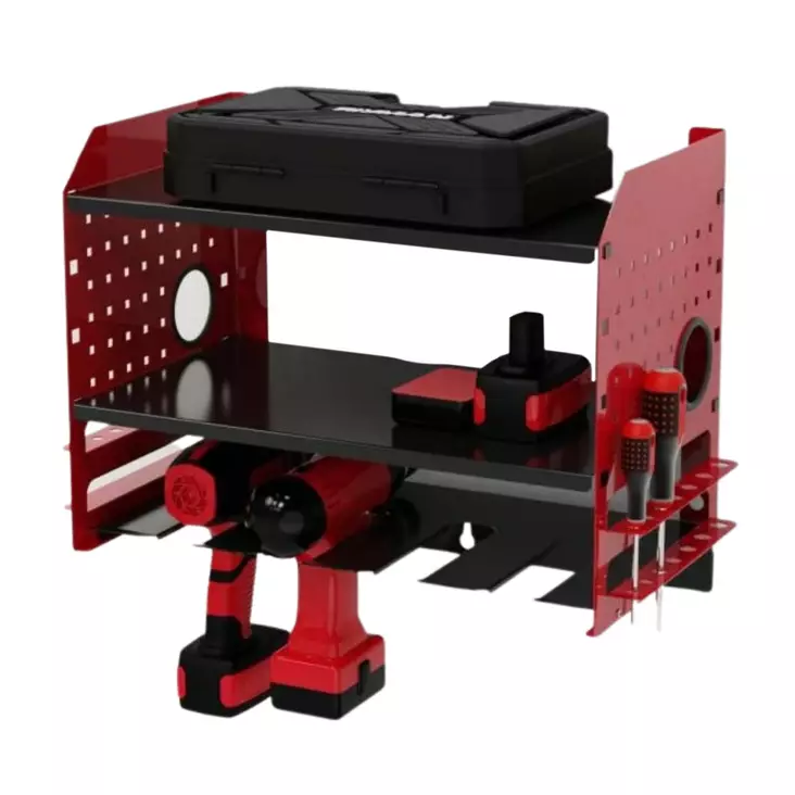 Timco työkaluhylly akkukonepidikkeillä - Työkaluseinät ja -koukut - 6438014336374 - 1