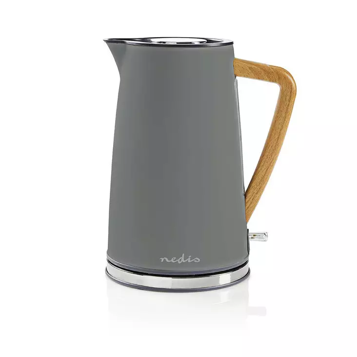 Vedenkeitin | 1.7 l | Soft-Touch | Harmaa | Pyörivä 360 astetta | Piilotettu lämmityselementti | Strix® ohjain | Tyhjäksi kiehumisen suoja - Kahvinkeittimet ja vedenkeittimet - 5412810273744 - 1