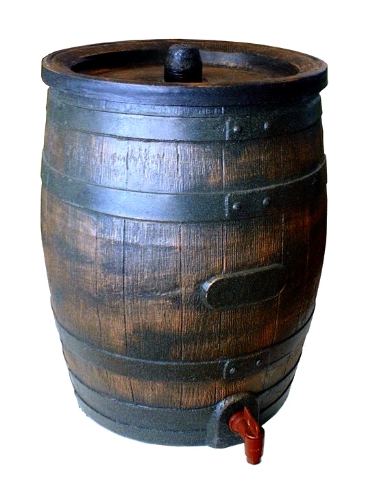 Vesitynnyri 50L tammij=C3=A4ljitelm=C3=A4 juomavedelle - Ämpärit ja saavit - 3830010988664 - 1