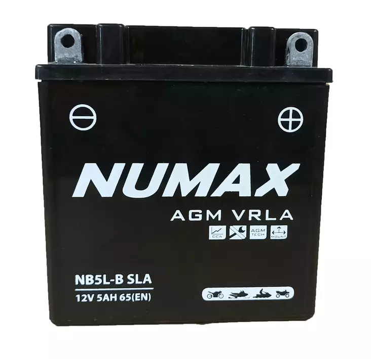 Pienakku Numax YB5L-B Hapotettu - Auton akut ja pienakut - 5060589418424 - 1