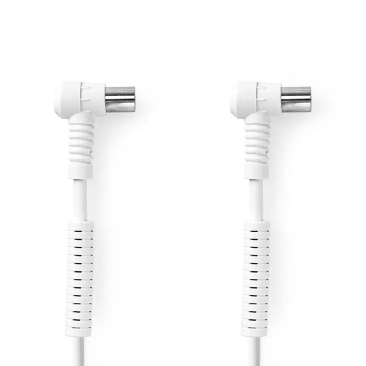 Koaksiaalikaapeli | IEC (Coax) Uros | IEC (Coax) Naaras | Niklattu | 120 dB | 75 Ohm | Nelinkertainen suojaus | 10.0 m | Pyöreä | PVC | Valkoinen | Label - Antennikaapelit - 5412810425884 - 1