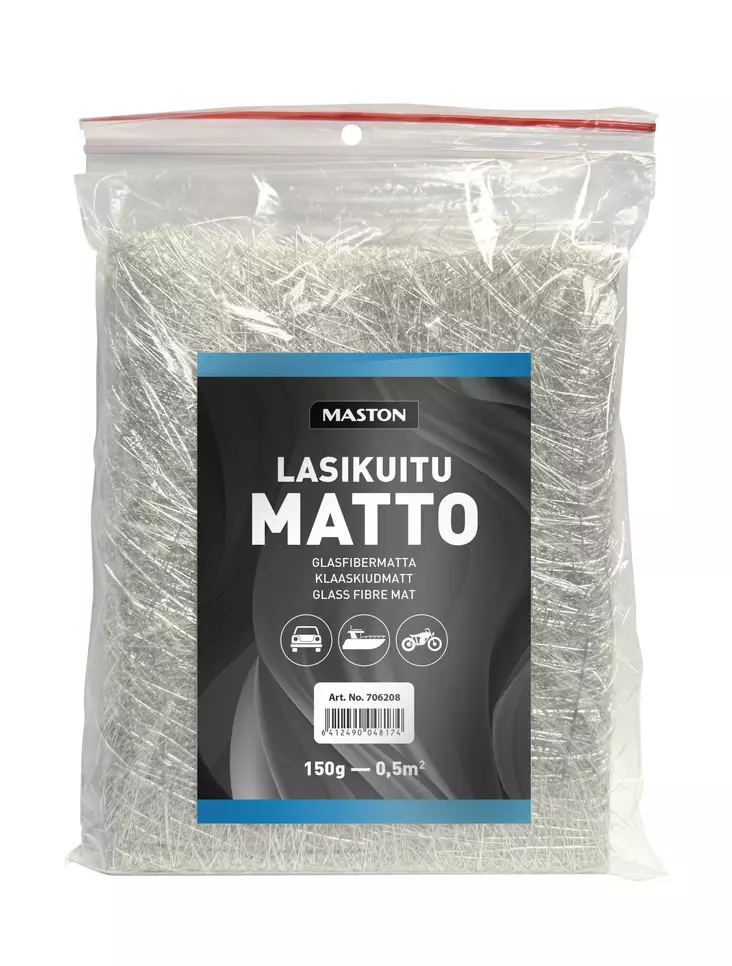 Lasikuitumatto 150g - 0,5m2 - Tasoitteet ja täyteaineet - 6412490048174 - 1