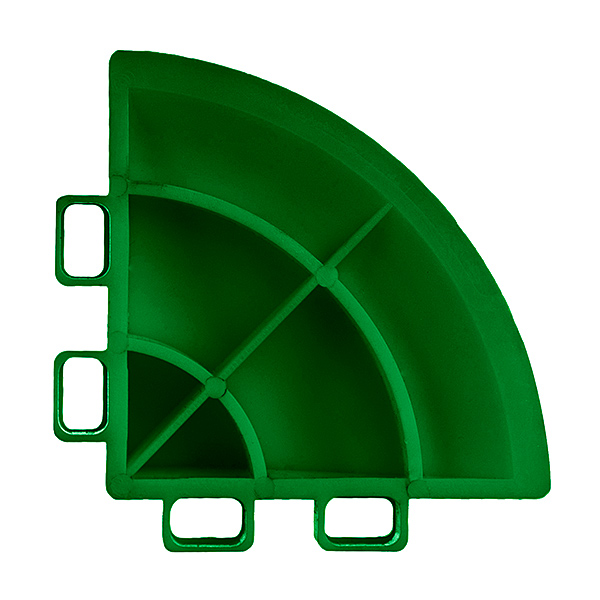 Lattialaatan kulmapala, leaf green 4 kpl - Lattialaatat ja kumimatot - 6438431000254 - 1