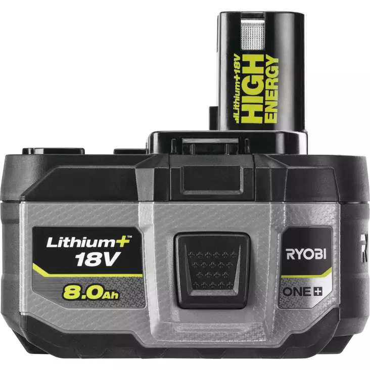 Akku Ryobi 18V 8,0 Ah Lithium+ HIGH ENERGY - Akkutyökalut - 4892210227164 - 1