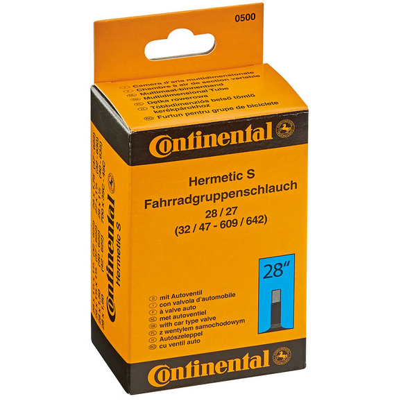 Continental sisäkumi 28/27" autonventtiili - Polkupyörän renkaat - 4009208005004 - 1