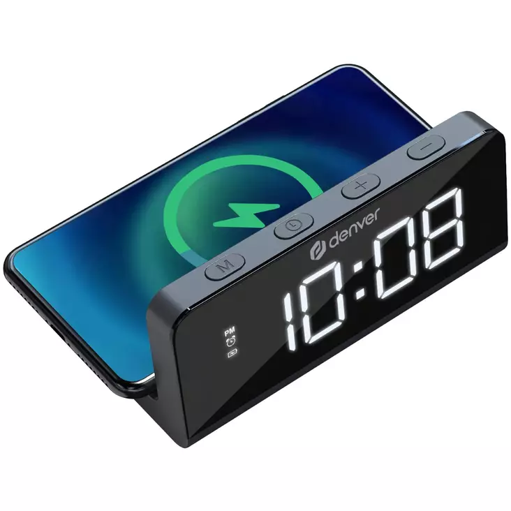 Denver kello langaton lataus musta - Langaton lataus - 5706751072994 - 1