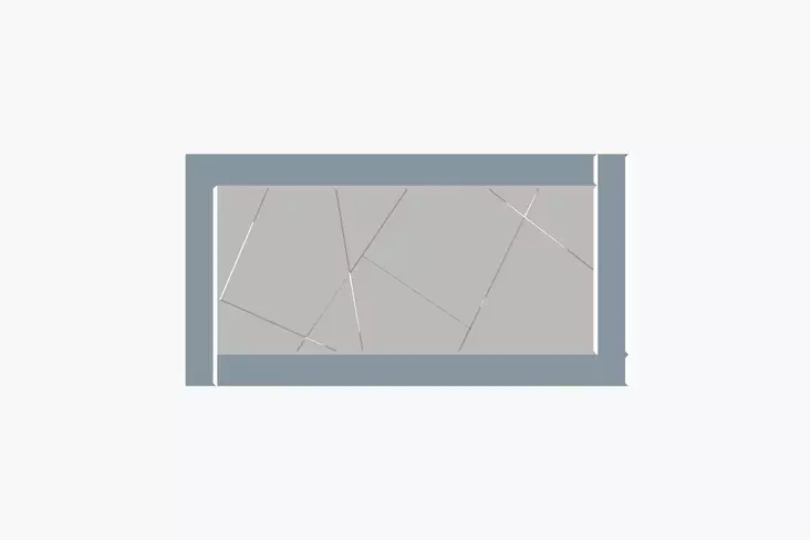 Ekologinen Flotal-E Peili, Fume Valkoinen, 100% MDF, 60x120x2,2 cm, Kiinnitettävä Seinäpeili, Tyylikäs Sisustuselementti - Peilit - 8684282667384 - 1