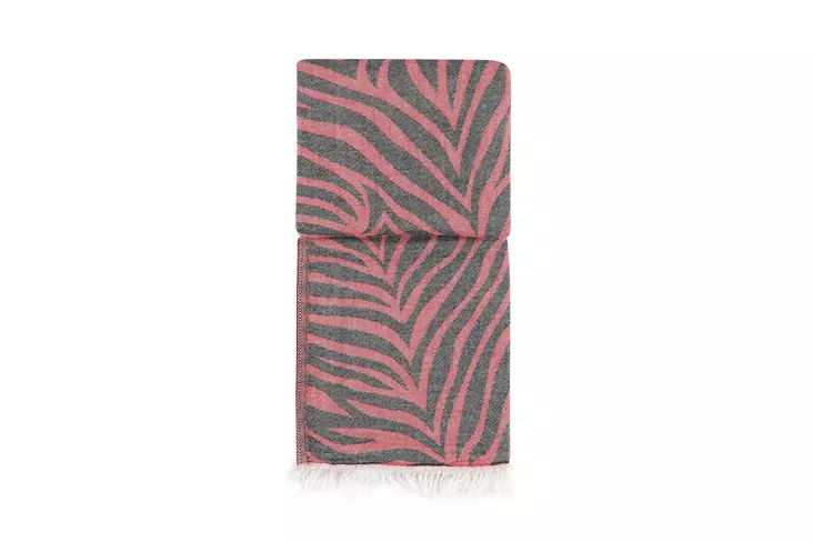 Fouta Rantapyyhe 100% Puuvillaa, Korkea Imukyky, Erittäin Pehmeä, Konepestävä, 90x170 cm, Punainen, 215 g/m² - Pyyhkeet ja kylpytakit - 8683342756914 - 1