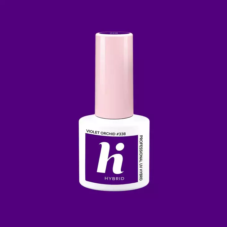 Geelikynsilakka UV #338 hi hybrid HEMA Free Violet Orchid 5ml - Geelikynsilakat - 5902751453294 - 1