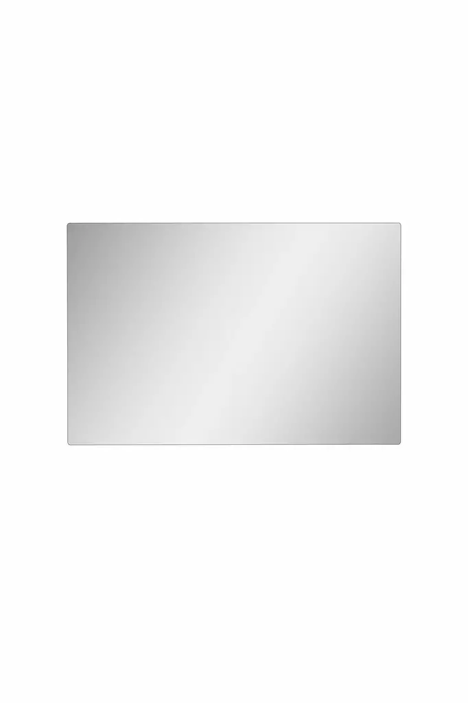 Hopeapeili 40x60 cm - Särkymätön Akryylipinta, 5 mm Paksuus, MDF-tausta, Helppo Asennus, Kaksipuolinen Teippi - Peilit - 8684282468974 - 1