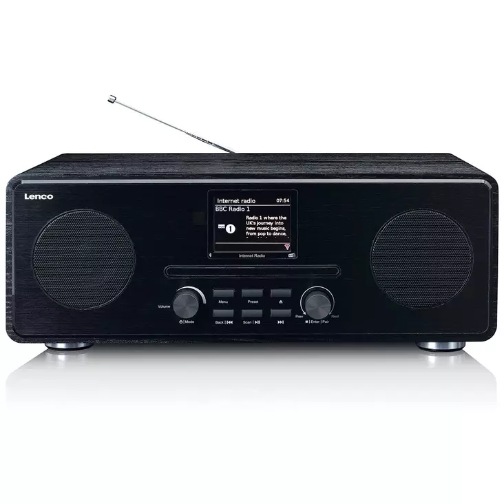 Internet / DAB+ / FM-radio CD-soittimella ja Bluetooth®:llä Musta - Radiot ja MP3/4-soittimet - 8711902043294 - 10
