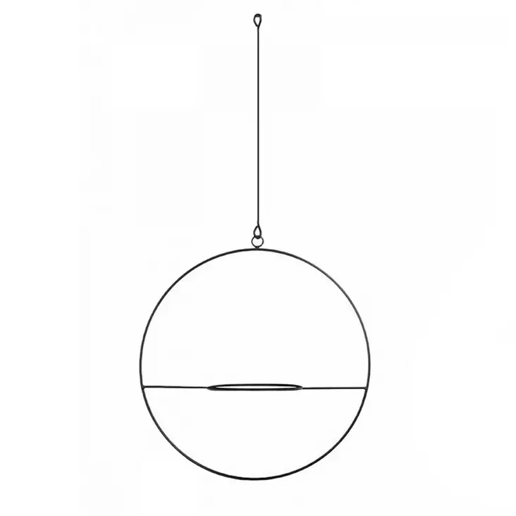 Jardiniere, musta, 25 x 25 x 25 cm, kestävä, tyylikäs - Kukkatelineet ja kasvutuet - 8683342483834 - 1