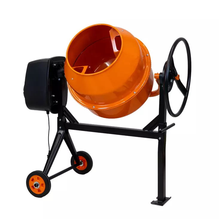 Jonköping Betonimylly 125L - Vahva 550W moottori & Valurautainen Hammaskehä - Sekoituskoneet - 6438168120904 - 1
