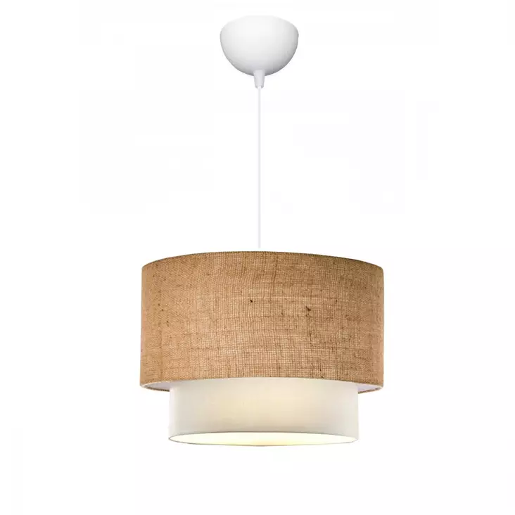 Kattokruunu, beige, 30 cm, 20 cm, tyylikäs, energiatehokas, helppo asentaa - Katto- ja seinävalaisimet - 8684282041764 - 1
