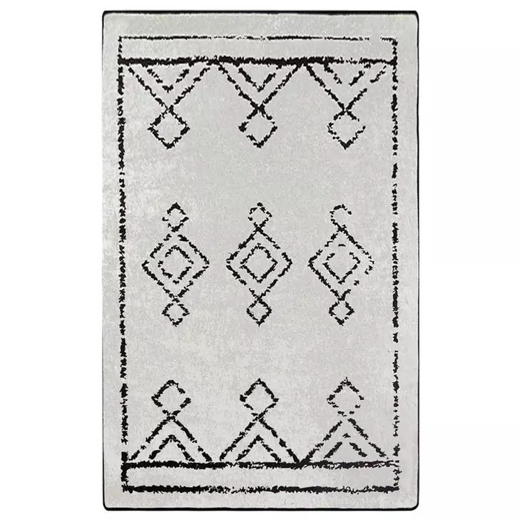 Käytävämatto (80 x 300), musta valkoinen, 80 x 300 cm, mukava, kestävä, helppohoitoinen - Pienet matot ja käytävämatot - 8682870504684 - 1