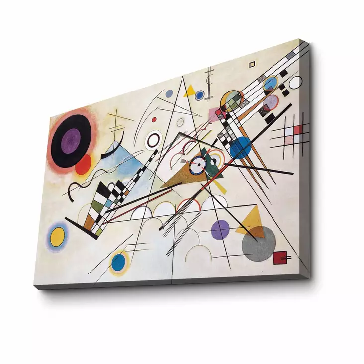 Koristeellinen kangasmaalaus, monivärinen, 45 x 70 cm, kestävä, elegantti - Taulut ja kehykset - 8683342781084 - 1