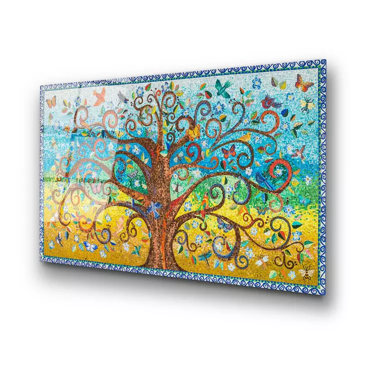 Koristeellinen karkaistu lasimaalaus, monivärinen, 70 x 100 cm, kestävä, ikoninen - Taulut ja kehykset - 8683742114444 - 1
