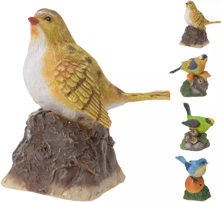 Koristelintu äänellä 11 cm - Koristeet, koriste-esineet - 8718158548054 - 1
