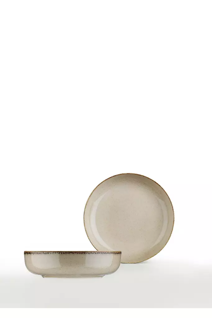 Kulhosetti (2 osaa), harmaa, 20 x 20 x 5 cm, kestävä, käytännöllinen - Tarjoiluastiat - 8684283203444 - 1