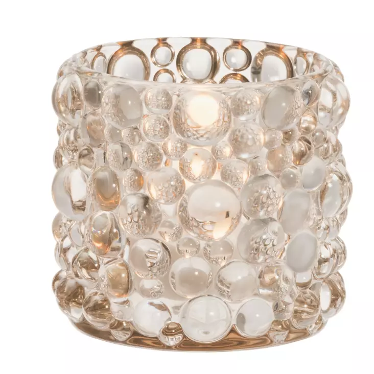 Kynttiläkuppi Pisara ruskea 8,5cm - Led-kynttilät ja lyhdyt - 6410416289694 - 1