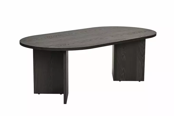 Lumiere Black sohvapöytä - 100% Melamiinipinnoitettu Lastulevy, 18mm, 119x40x60cm, Tyylikäs ja Kestävä - Sohvapöydät - 8684283756834 - 1