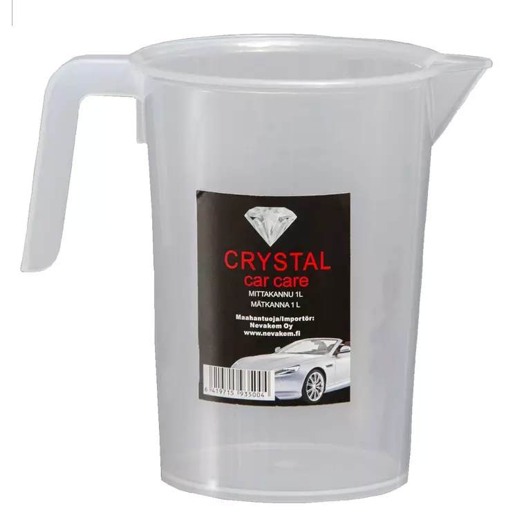 Mittakannu 1L Crystal - Kaatokannut ja suppilot - 6419715935004 - 1