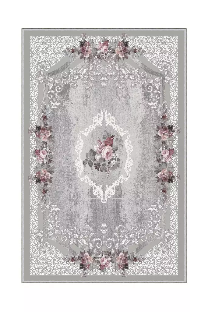 Monivärinen 50x80 cm Antibakteerinen 3D Digitaalipainettu Polyesterimatto - Konepestävä, Liukumaton, 8mm Nukka - Pienet matot ja käytävämatot - 8682870599734 - 1
