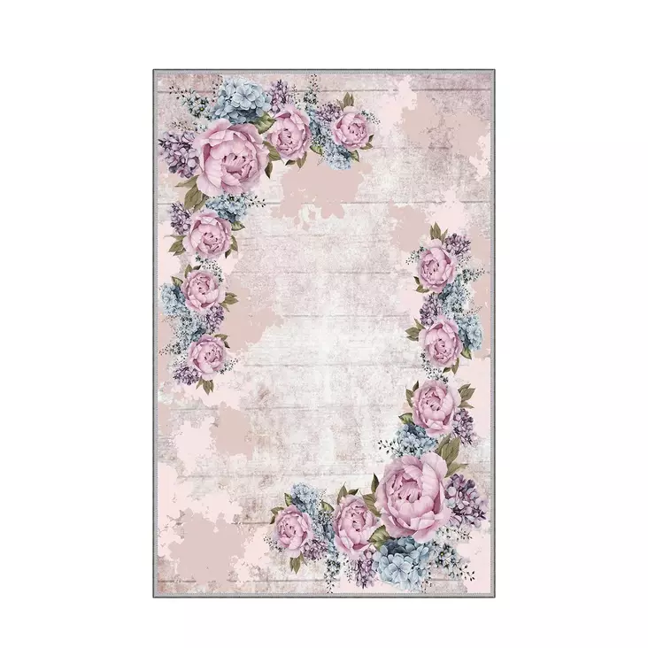 Monivärinen eteisen matto käytävämatto 100x200 cm - 100% Polyesteri, Antibakteerinen, Konepestävä, PVC Liukumaton Alusta - Suuret ja keskikokoiset matot - 8682870062504 - 1