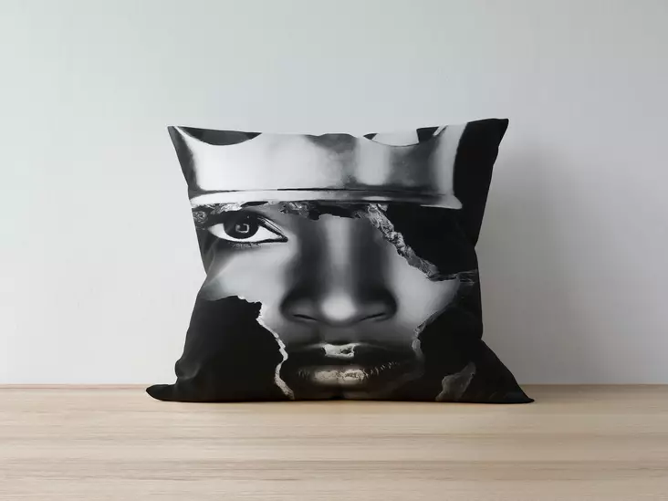 Monivärinen Koristetyynynpäällinen 43x43 cm - Digitaalinen Painatus, 50% Polyesteri/50% Puuvilla, Konepestävä 30°C:ssa - Koristetyynyt - 8682870194144 - 1