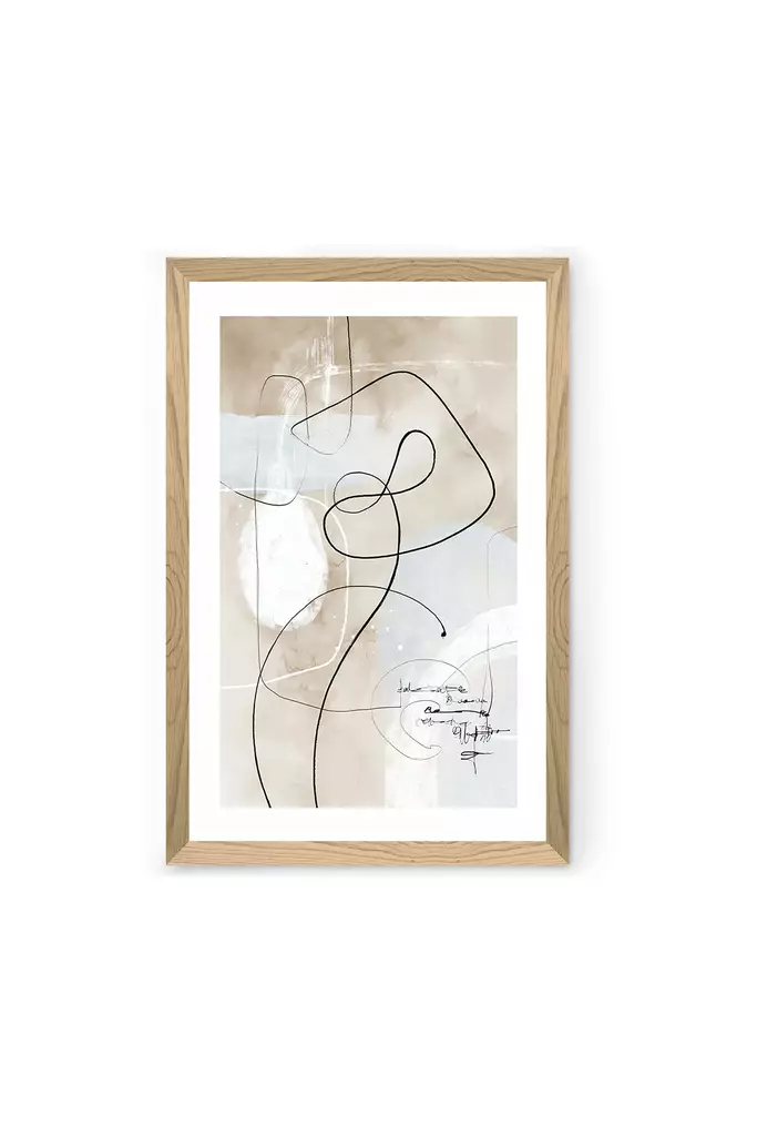 Monivärinen MDF-seinäkoriste 33x48 cm - Kehyksetön UV-painatus - Tyylikäs ja ekologinen sisustustaulu - Taulut ja kehykset - 8684283198344 - 1