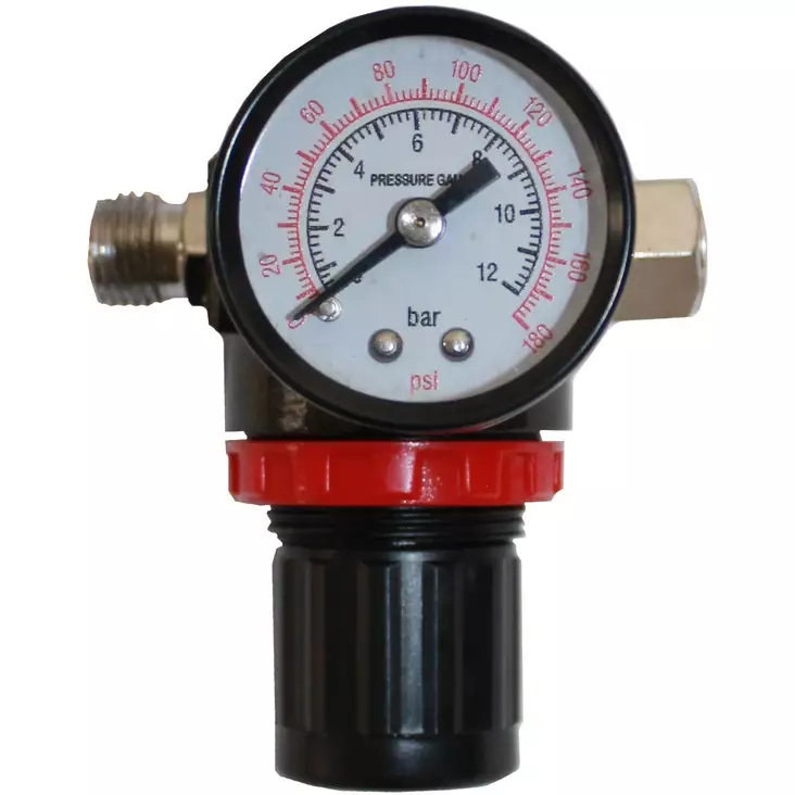 Painesäädin 1/4" mittarilla - Erikoispaineilmatyökalut - 6430074695224 - 1