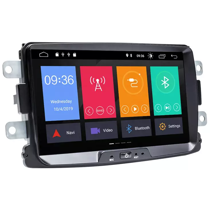 PNI DAC100 -auton multimediasoitin, jossa Android 13, 2 Gt:n DDR3/32 Gt:n ROM, navigointijärjestelmä Dacia Logan 2:lle, Sanderolle, Dusterille, Renault Capturille, kosketusnäyttö Bluetooth RDS - PNI tuotteet - 5949066519444 - 1